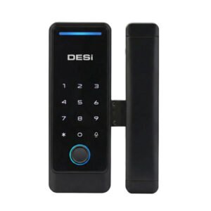DESi QUiC Q006 Cam Kapılar İçin Akıllı Kilit - Tuş Takımı - Kart Okuyucu - Parmak İzi - Uygulama
