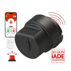 DESi Utopic RXe DAHİLİ ALARM SİSTEMLİ Yapay Zeka Destekli Akıllı Kilit - WiFi Akıllı Köprü - Türkiye′de Üretilen Kapılara Özel